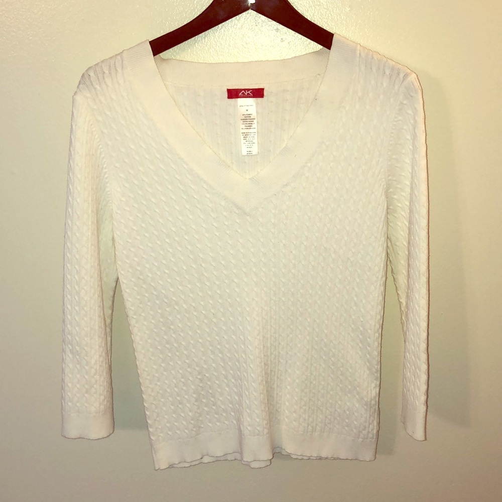 Anne Klein sport V-neck sweater